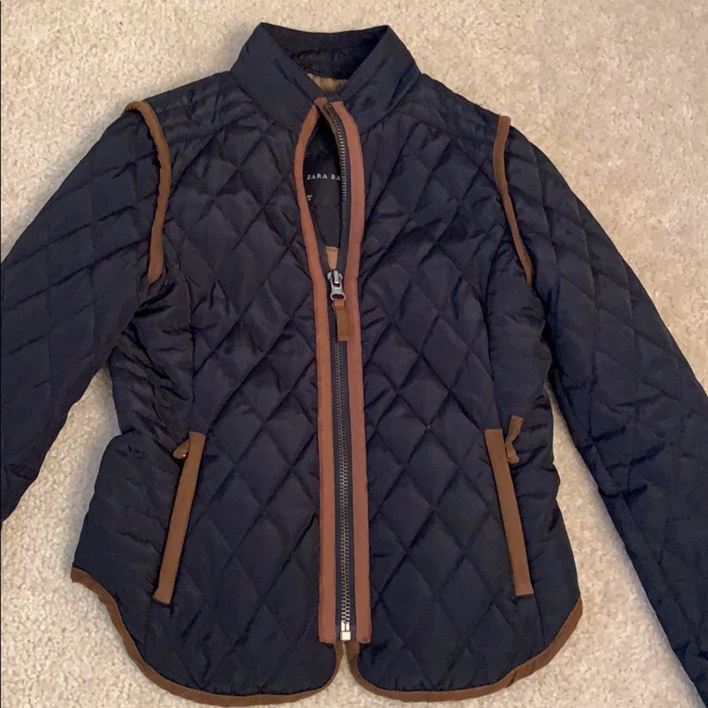 ZARA light weight jacket! Navy blue Size small